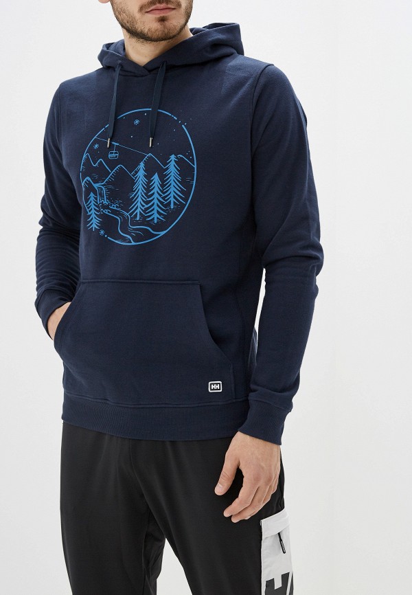 

Худи Helly Hansen, F2F COTTON HOODIE, Синий