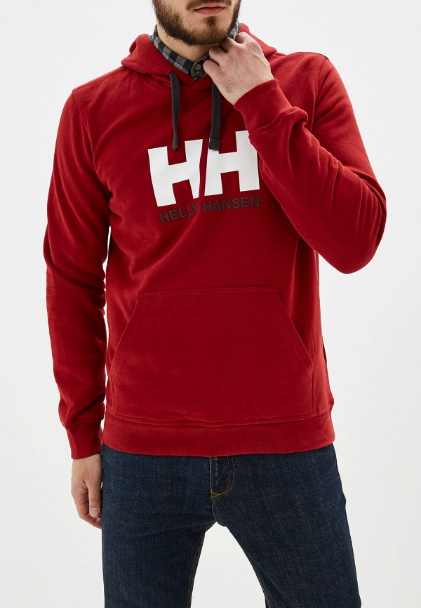 

Худи Helly Hansen, HH LOGO HOODIE, Бордовый