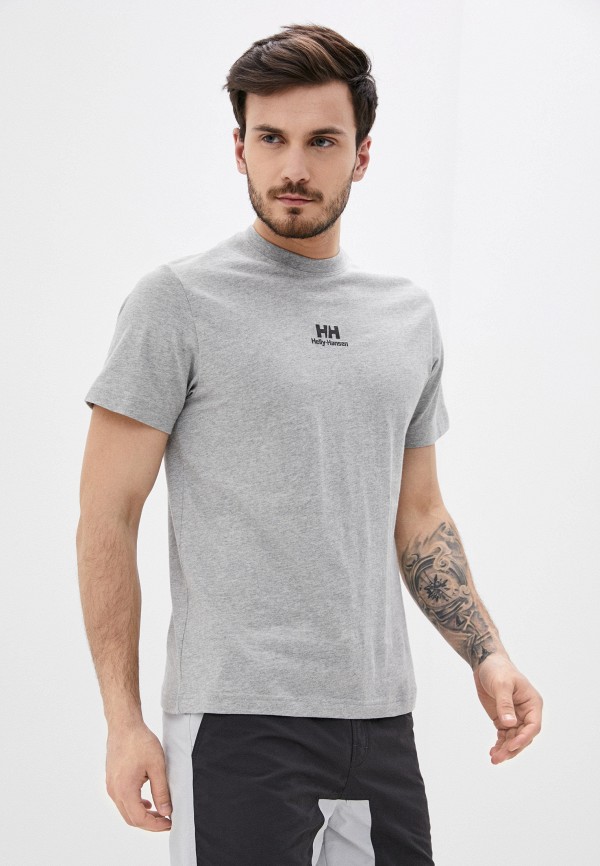 

Футболка Helly Hansen, Серый, YU20 LOGO T-SHIRT