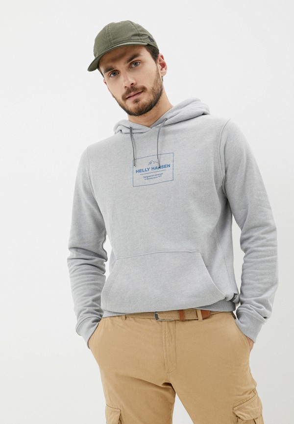 

Худи Helly Hansen, Серый, F2F COTTON HOODIE