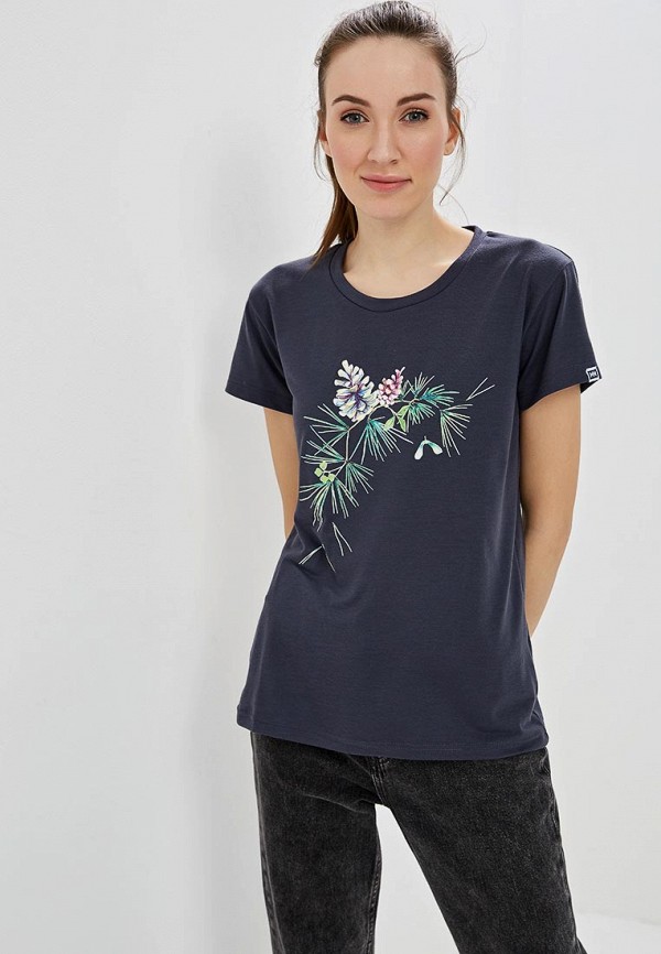 

Футболка Helly Hansen, Серый, W SKOG GRAPHIC T-SHIRT