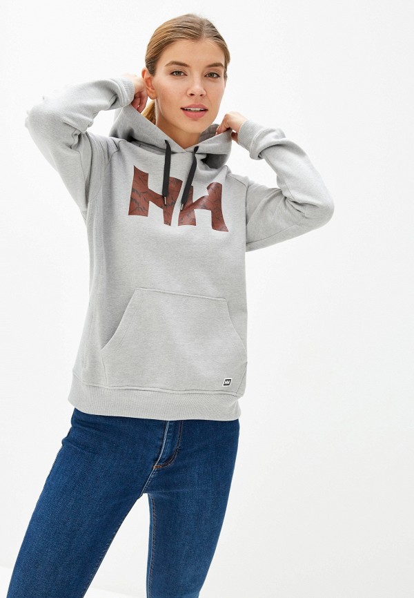 

Худи Helly Hansen, Серый, W F2F COTTON HOODIE