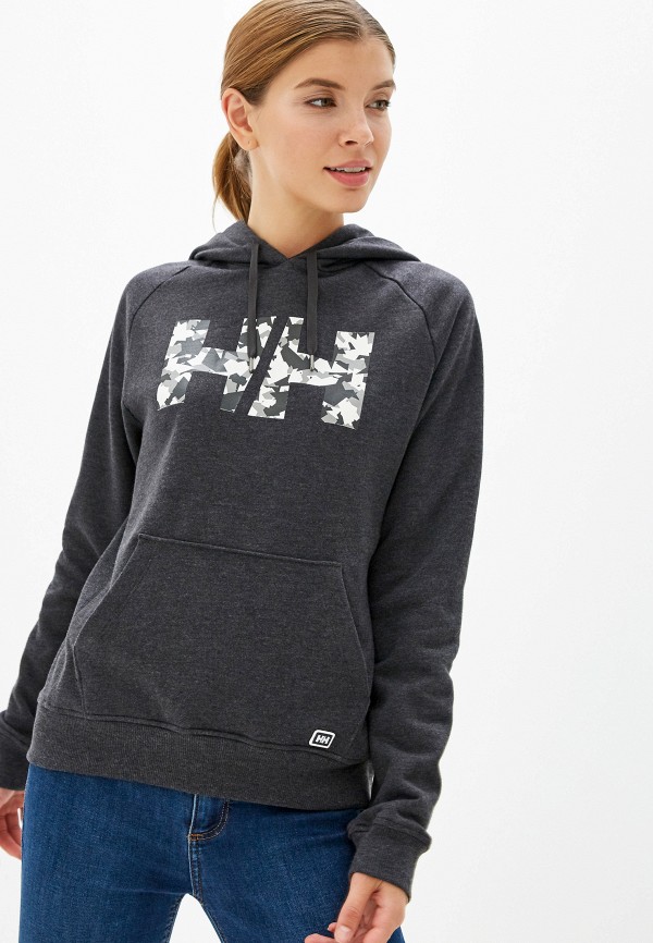 

Худи Helly Hansen, Серый, W F2F COTTON HOODIE