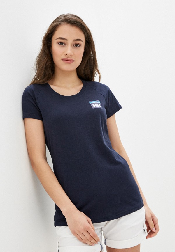 

Футболка Helly Hansen, Синий, W NORD GRAPHIC DROP T-SHIRT