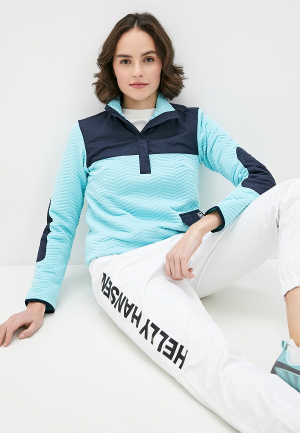 

Олимпийка Helly Hansen, Бирюзовый, W LILLO SWEATER
