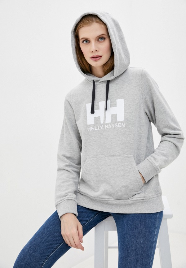 

Худи Helly Hansen, Серый, W HH LOGO HOODIE