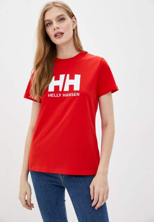 

Футболка Helly Hansen, Красный, W HH LOGO T-SHIRT