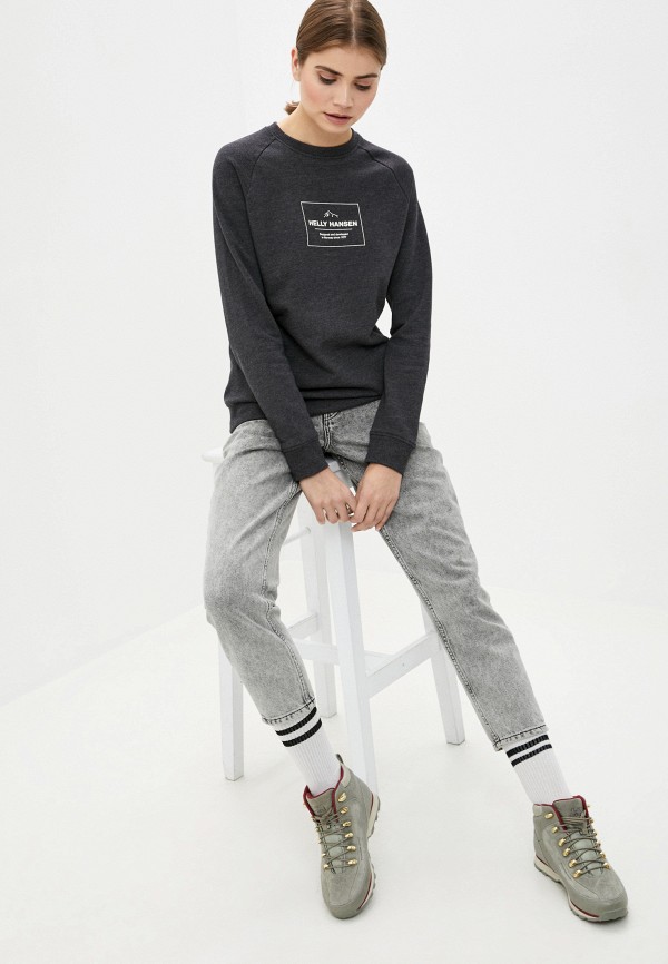 

Свитшот Helly Hansen, Черный, W F2F COTTON SWEATER