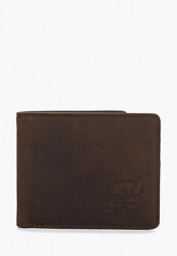 

Кошелек Herschel Supply Co, Коричневый, Hank + Coin Leather RFID