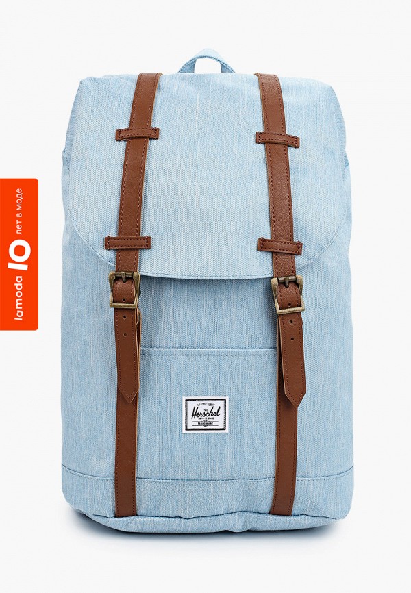 

Рюкзак Herschel Supply Co, Голубой, Lamoda 10 Exclusive, Retreat Mid-Volume
