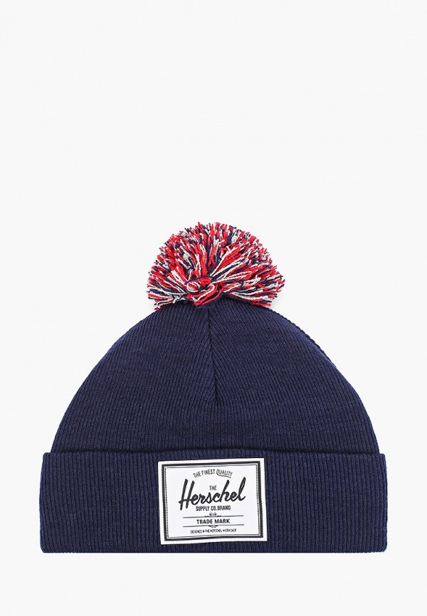 

Шапка Herschel Supply Co, Синий, Abbott Youth Pom