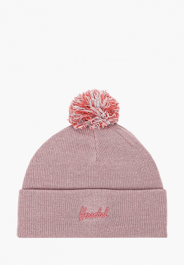 

Шапка Herschel Supply Co, Розовый, Aden Pom