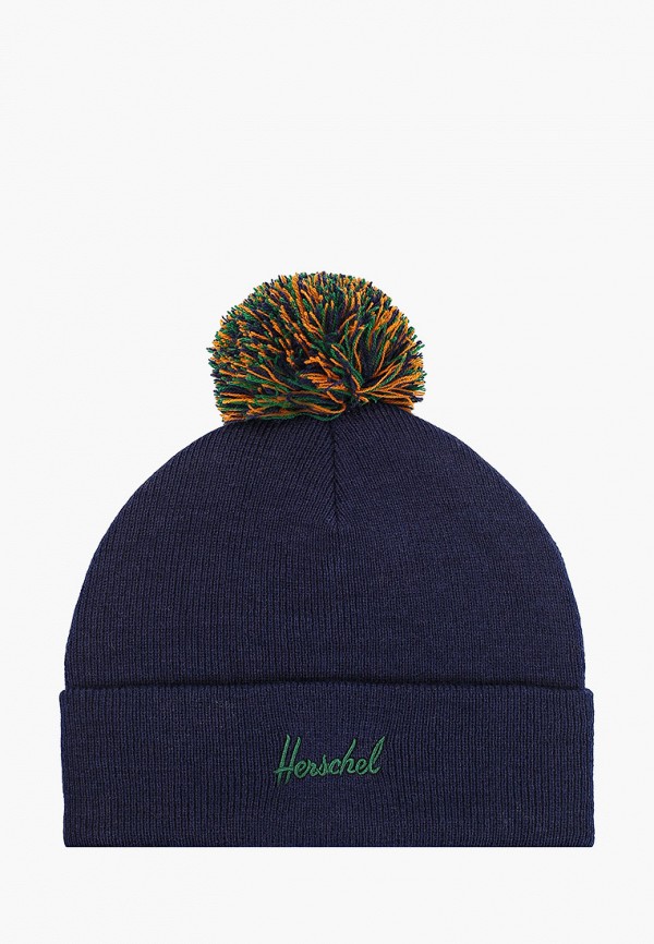 

Шапка Herschel Supply Co, Синий, Aden Pom
