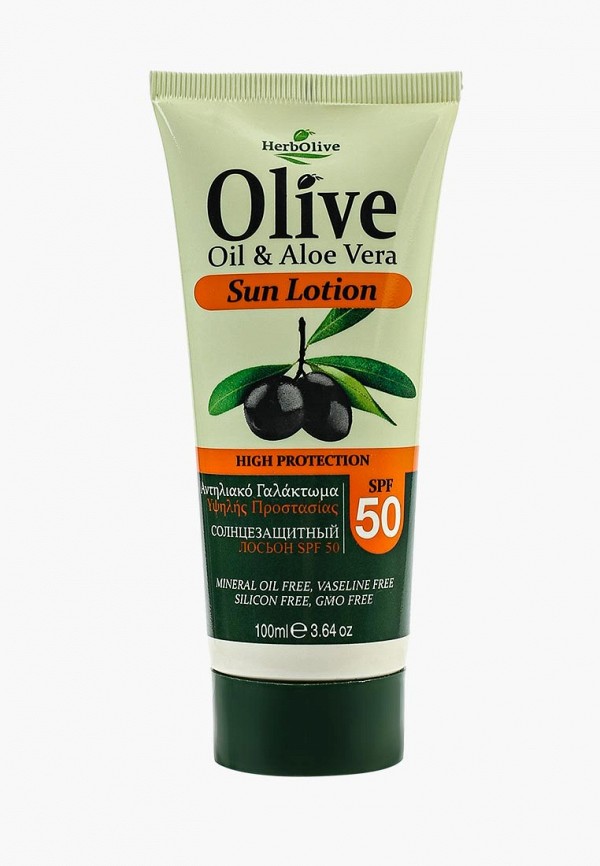 

Лосьон солнцезащитный HerbOlive, SPF 50, 100 мл
