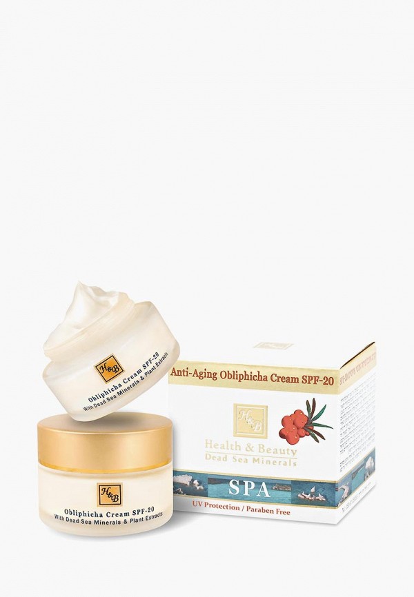 

Крем для лица Health & Beauty, Белый, облепиховый для предотвращения старения SPF-20, 50 мл