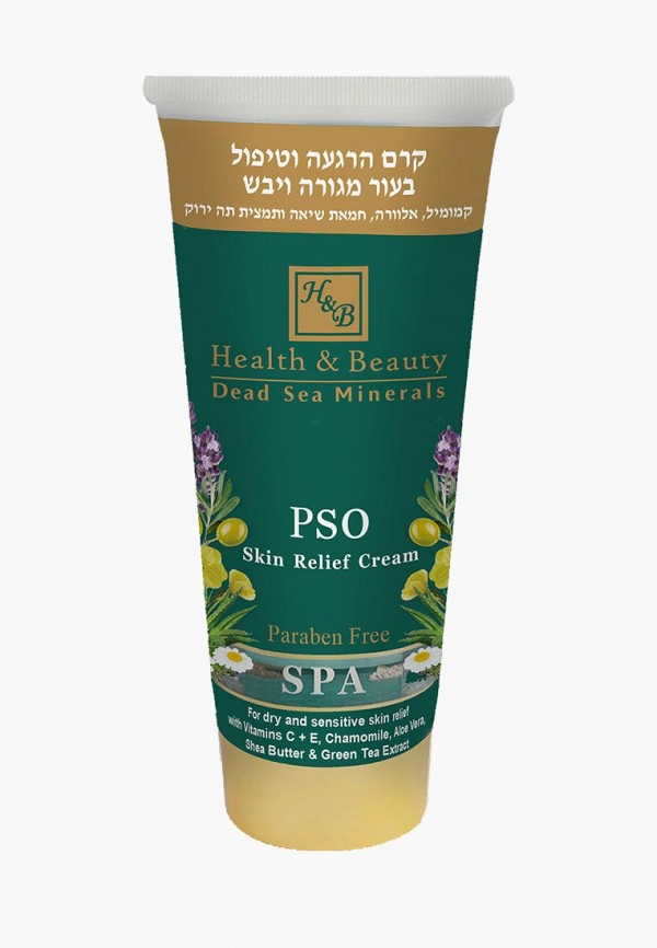 

Крем для тела Health & Beauty, Прозрачный, успокаивающий для сухой кожи, 200 мл