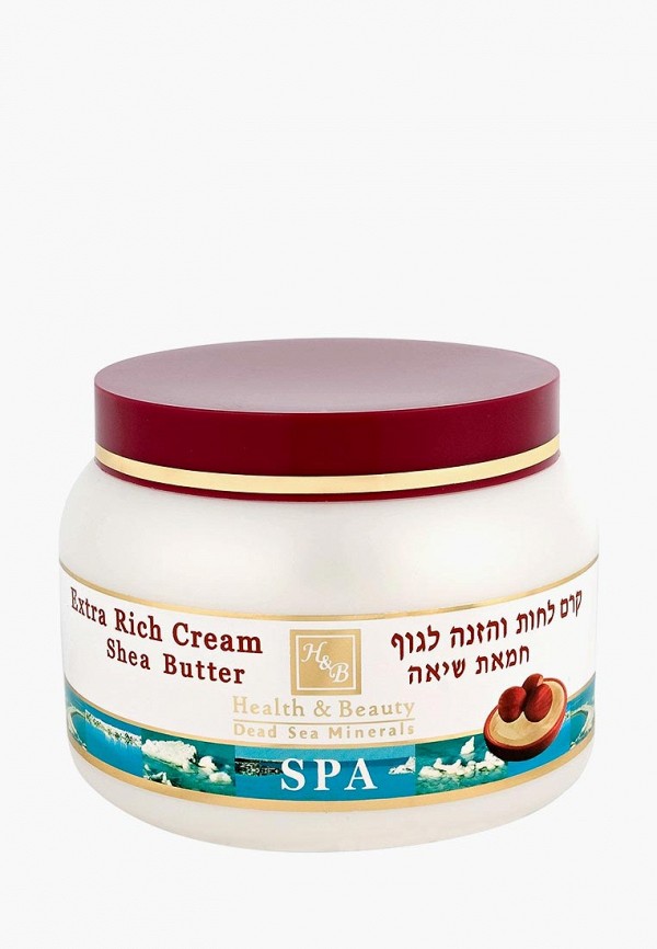 

Крем для тела Health & Beauty, Прозрачный, с добавлением масла Ши, 250 мл