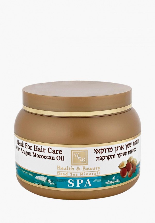 

Маска для волос Health & Beauty, Прозрачный, с маслом аргании марроканской, 250 мл