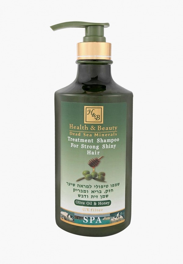 

Шампунь Health & Beauty, Прозрачный, с добавлением оливкового масла и меда, 780 мл