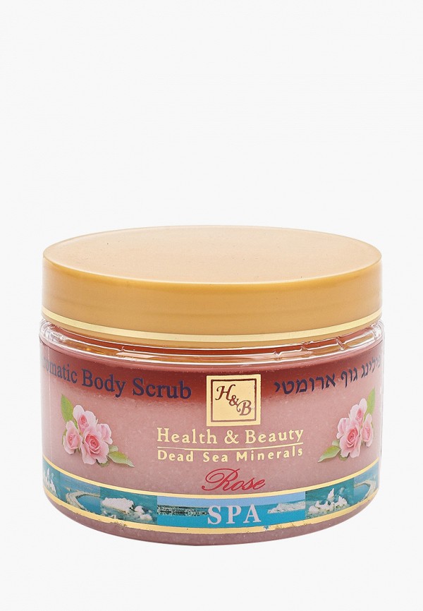 

Скраб для тела Health & Beauty, Розовый, Роза,450 мл