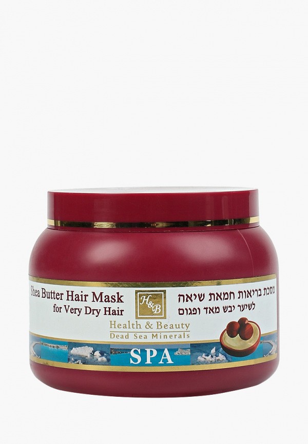 

Маска для волос Health & Beauty, Прозрачный, для очень сухих волос на основе масла ши , 250 мл