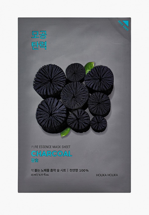 

Маска для лица Holika Holika, Серый, Pure Essence Mask Sheet Charcoal, 23 мл.
