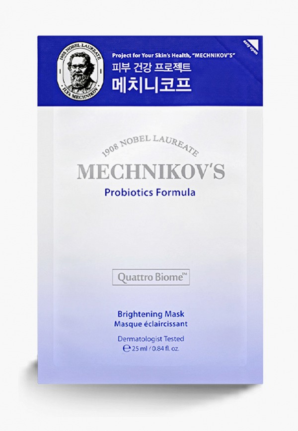 

Маска для лица Holika Holika, Белый, Mechnikov’s Probiotics Formula Brightening
