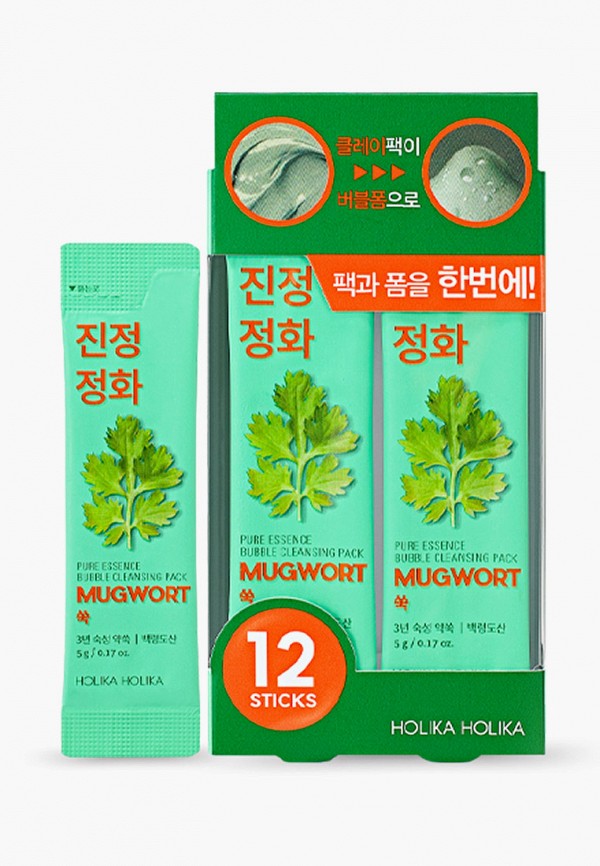 

Маска для лица Holika Holika, Зеленый, Pure Essence Mugwort Bubble Cleansing