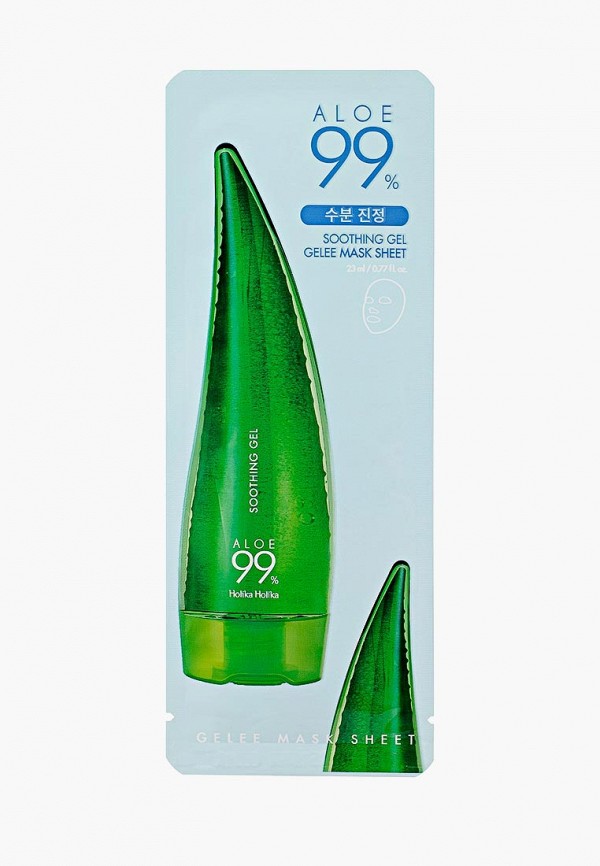

Маска для лица Holika Holika, Успокаивающая гелевая с экстрактом алоэ "99% Алоэ"