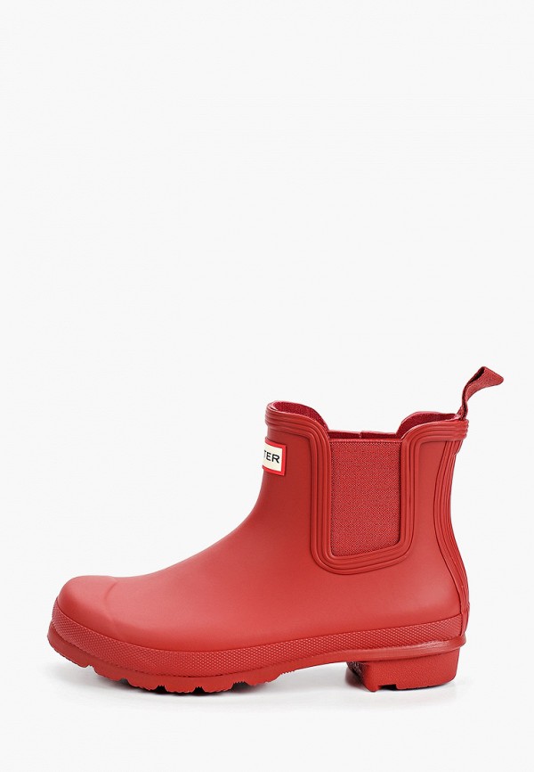 

Резиновые полусапоги Hunter, Красный, WOMENS ORIGINAL CHELSEA