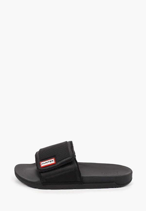 

Сланцы Hunter, Черный, WOMENS ORIGINAL ADJUSTABLE SLIDE