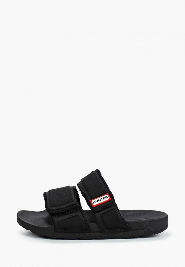 

Сланцы Hunter, Черный, WOMENS ORIGINAL TWO STRAP SLIDE