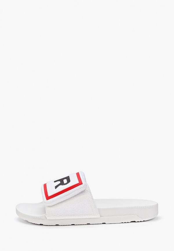 

Сланцы Hunter, Белый, WOMENS ORIGINAL TERRY TOWELLING LOGO SLIDE