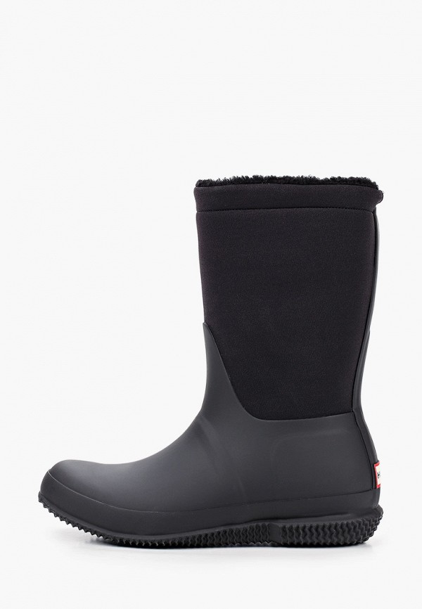 

Резиновые сапоги Hunter, Черный, WOMENS ORIGINAL ROLL TOP SHERPA BOOT