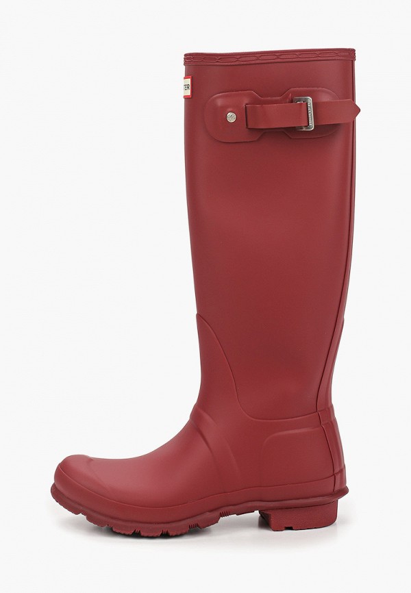 

Резиновые сапоги Hunter, Красный, WOMENS ORIGINAL TALL