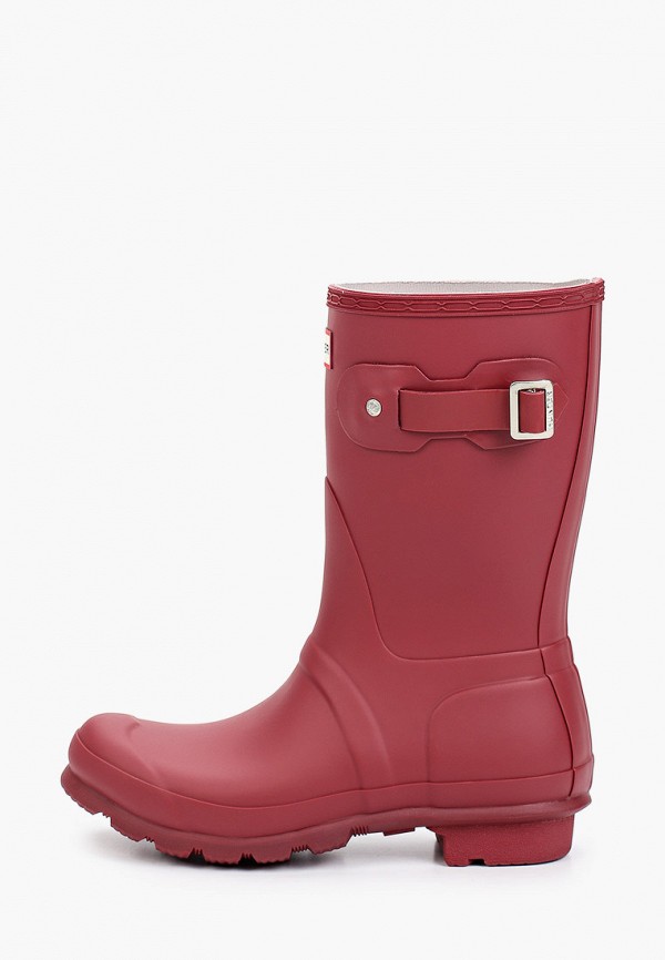 

Резиновые полусапоги Hunter, Красный, WOMENS ORIGINAL SHORT