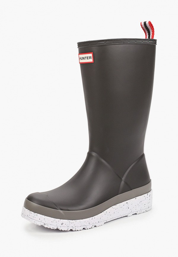 

Резиновые сапоги Hunter, Серый, WOMENS PLAY TALL SPECKLE SOLE WELLINGTON BOOTS