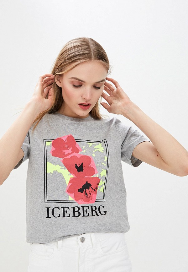 

Футболка Iceberg, Iceberg IC461EWEPNK5, Серый