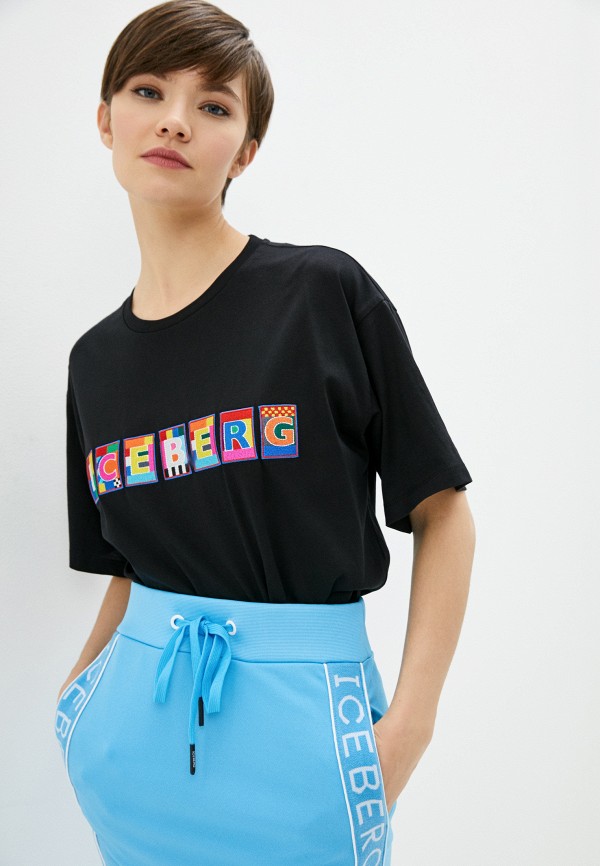 

Футболка Iceberg, Черный, Peter Blake