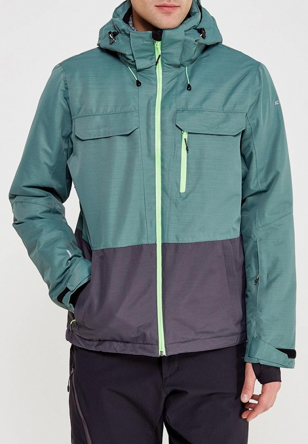 Куртка горнолыжная Icepeak зеленого цвета