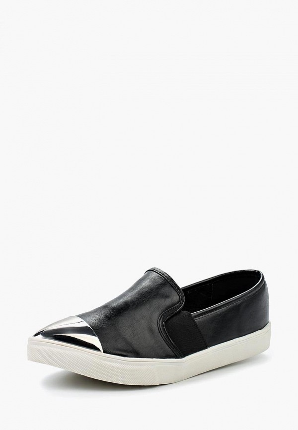 

Слипоны Ideal Shoes, Черный, Ideal Shoes ID005AWHML67