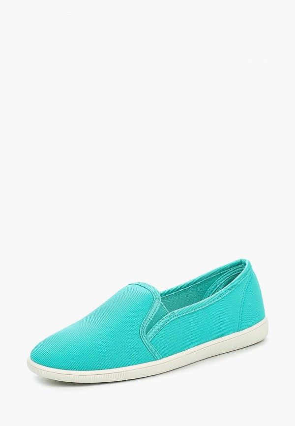 

Слипоны Ideal Shoes, Бирюзовый