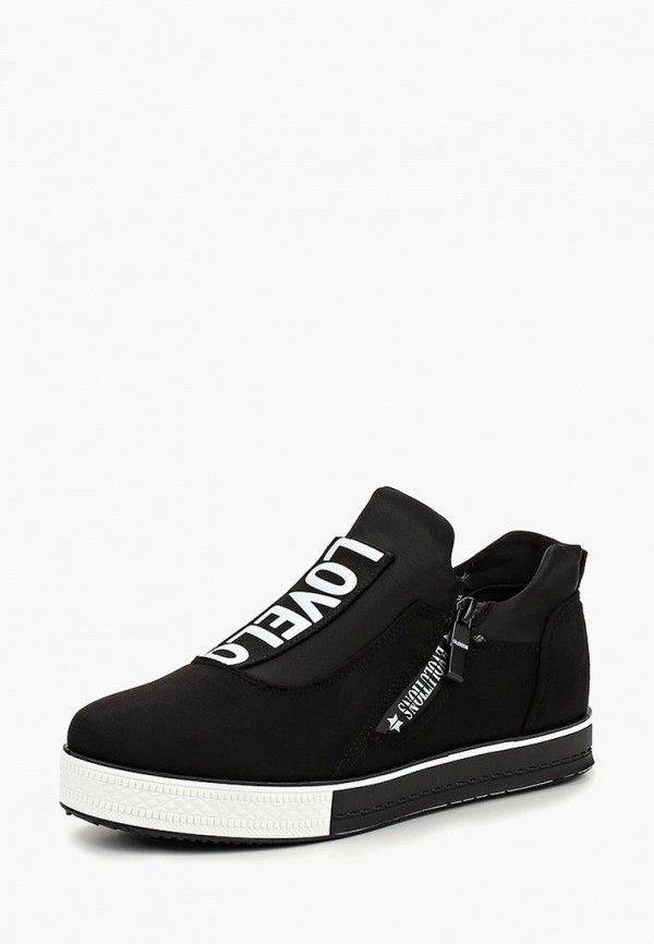 

Слипоны Ideal Shoes, Черный, Ideal Shoes ID007AWCMKZ0