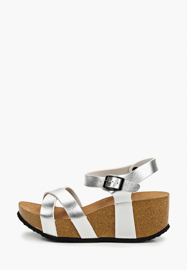 

Босоножки Ideal Shoes, Серебряный, Ideal Shoes ID007AWFASM3