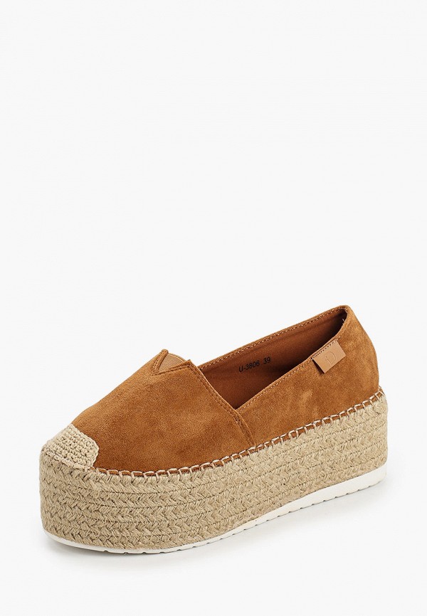 

Эспадрильи Ideal Shoes, Коричневый, Ideal Shoes ID007AWIEEI2