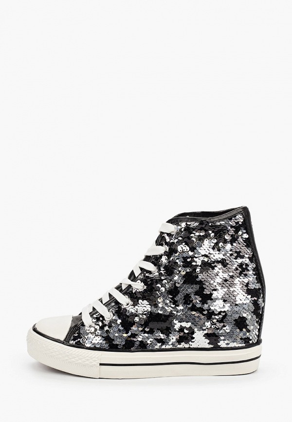 

Кеды на танкетке Ideal Shoes, Черный