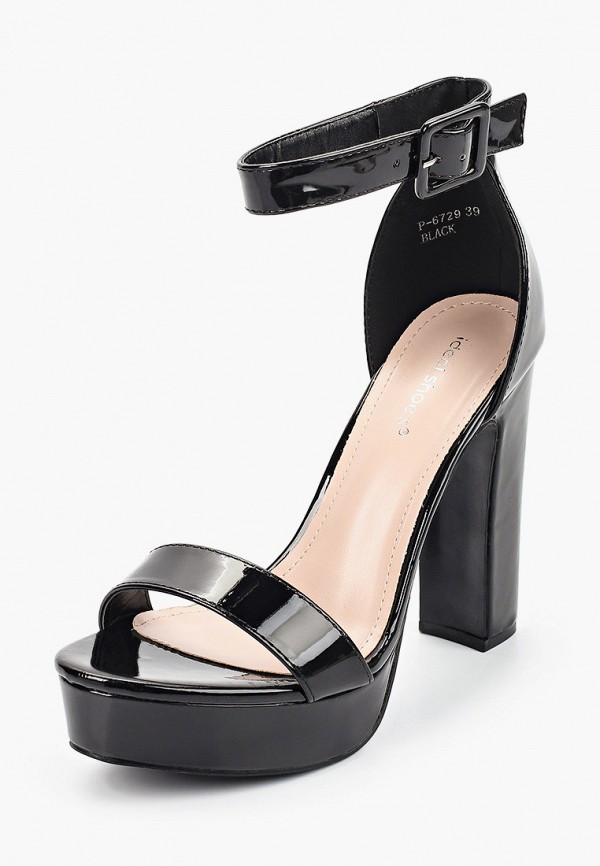 

Босоножки Ideal Shoes, Черный, Ideal Shoes ID007AWIEEJ9