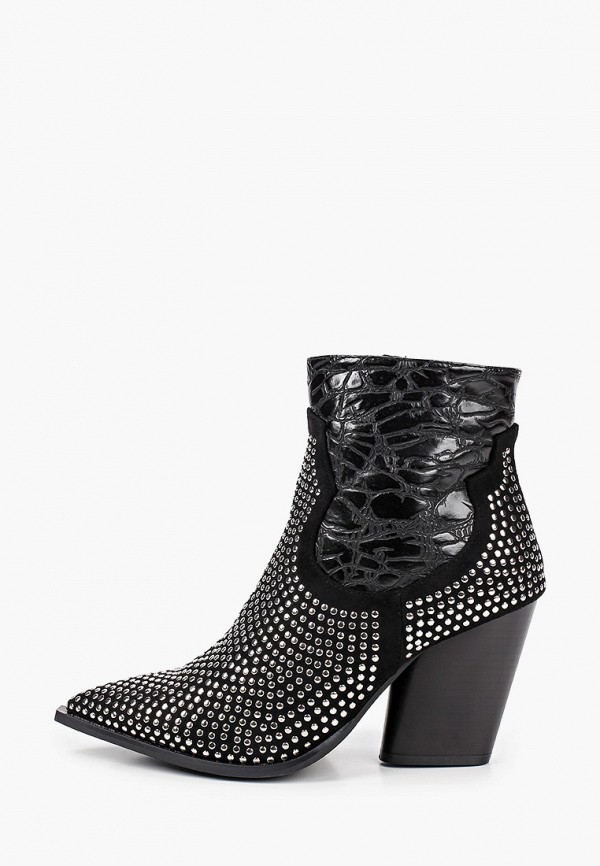 

Ботильоны Ideal Shoes, Черный, Ideal Shoes ID007AWKMZN5