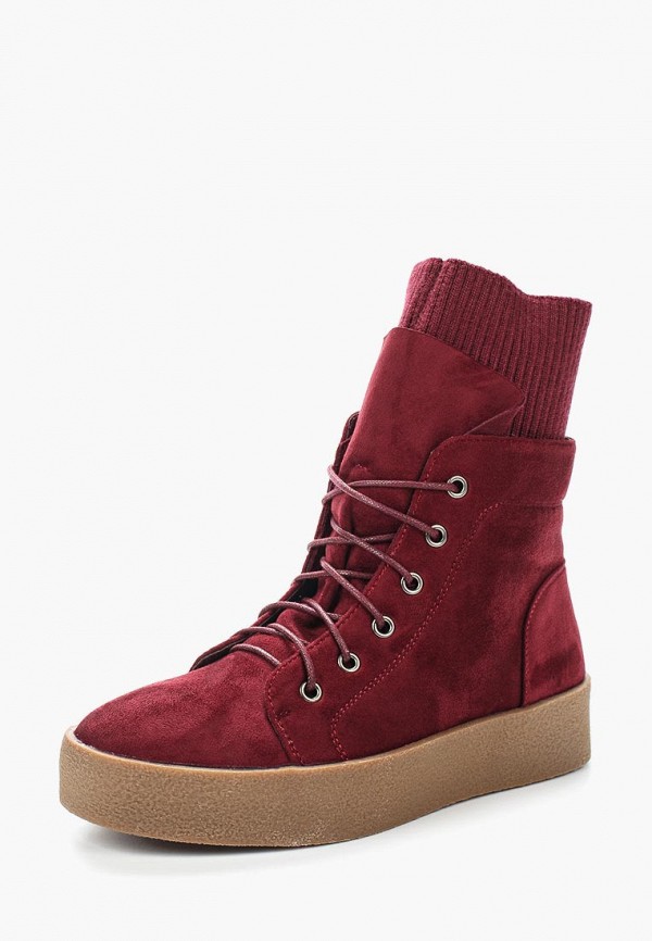 

Ботинки Ideal Shoes, Бордовый