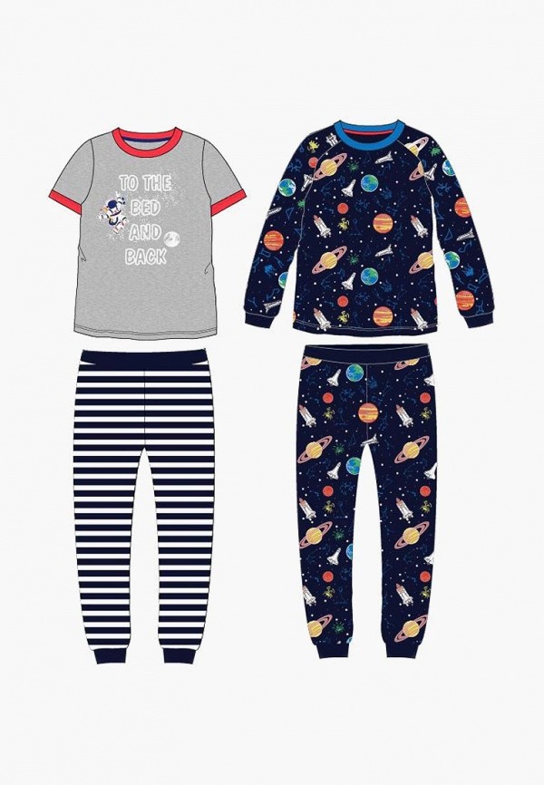 

Пижама Infinity Kids, Infinity Kids IN019EBEKMZ4, Серый;синий